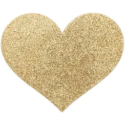 Пестіс-стикини Bijoux Indiscrets Flash Heart Gold наклейки на соски One size - мініатюра 2