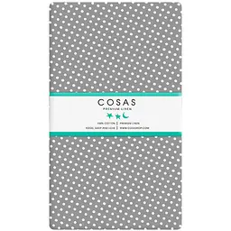Набір простирадл на резинці Cosas White Dots 60х120х12 см (SetSheet_White_DropGWhite_120x60) - мініатюра 3