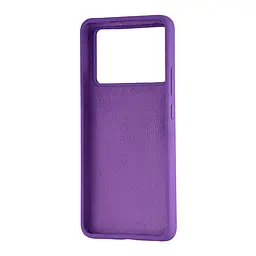 Чохол Silicone Case Xiaomi Poco X6 Pro/Redmi K70E 5G Purple - мініатюра 2
