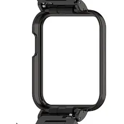 Чохол-бампер DK CDK на 18мм Stainless Steel для Xiaomi Redmi Watch (014501) (black) - мініатюра 2