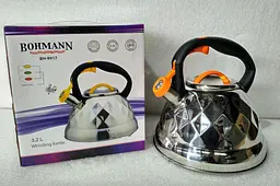 Чайник зі свистком Bohmann BH 9917 orange 3,2 л - мініатюра 2
