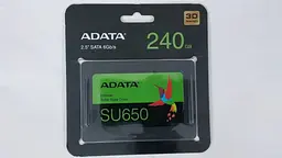 Скоростной SSD диск Adata SU650 240GB 2.5" sata 3d tlc (asu650ss-240gt-r) - мініатюра 2