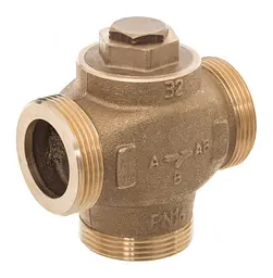 Триходовий термозмішувальний клапан Karro KR1134-2 1 1/2" DN32 55°C 30412 - мініатюра 3