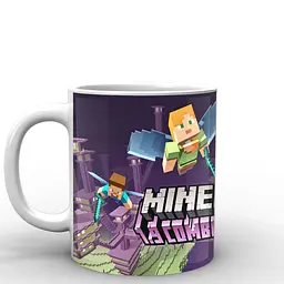 Кухоль GeekLand Minecraft Майнкрафт постер MС.02.031 330 мл чорний - мініатюра 3