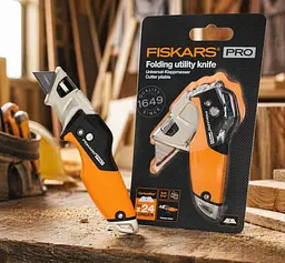 Набір Fiskars: ніж загального призначення K40 Fiskars + ніж складаний Fiskars CarbonMax - мініатюра 6