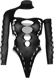 Боді Leg Avenue Seamless thong back bodysuit Black One Size - мініатюра 3