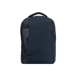 Рюкзак шкільний Optima 17.5" USB Techno чоловічий 0.7 кг 16-25 л Синій з виділеними елементами (O97593-01) - мініатюра 4