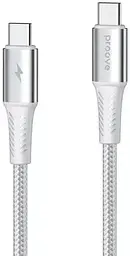 Кабель Proove WireX Pro Type-C to Type-C 100W (1.5m) white (CCWX11002202)