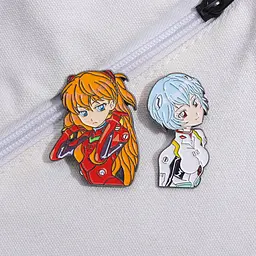 Значок Євангеліон Аска Evangelion Asuka 5 см CH EV A - мініатюра 2
