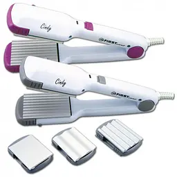Щипці гофре 4 в 1 First FA-5670-1 grey - мініатюра 2