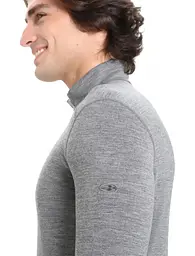 Термокофта Icebreaker 200 Oasis LS Half Zip Men Gritstone S (1052-104 367 013 S) - мініатюра 5