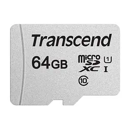 Карта пам'яті Transcend 64GB microSDXC class 10 UHS-I U1 (TS64GUSD300S)