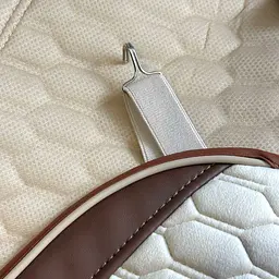 Накидки для задніх сидінь Алькантара Palermo Premium Бежево-коричневий кант - мініатюра 5