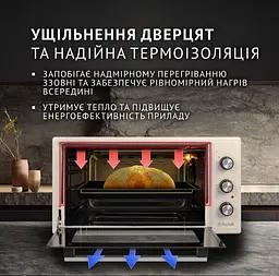 Електрична піч Perfelli Classic 48 Ivory - мініатюра 2