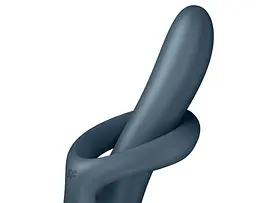 Вібратор Satisfyer Heat Flex 4 23 см сірий - мініатюра 2