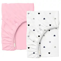 Набір простирадло на резинці 90х200 BABY BLUSH LOVE COSAS (4822052404751)