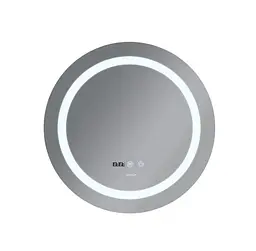 Дзеркало Mixxus Plain MC02-60 (годинник, LED-підсвічування, антизапотівання) (MI6012) - мініатюра 5