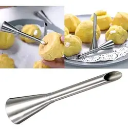 Кондитерська насадка для наповнення еклерів та тістечок 7.6 см, Kitchen Master Сріблястий 87319 - мініатюра 7