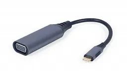 Перехідник Cablexpert USB Type-C - VGA, (M/F), 0.15 м, Black (A-USB3C-VGA-01) - мініатюра 2