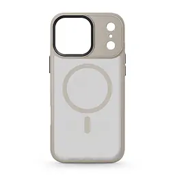 Чехол для Apple iPhone 17 Pro Max, Uniq MagCase, серый, противоударный, панель-накладка с MagSafe, ударопрочный TPU+PC, с магнитом MagSafe, поддержка полноценной беспроводной зарядки, ArmorStandart (ARM86275)