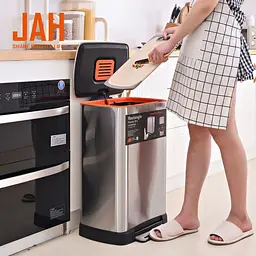 Відро для сміття JAH з педаллю 30 л срібний металік (JAH7112 silver) - мініатюра 12
