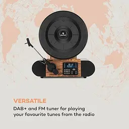 Вініловий програвач Auna Verticalo SE DAB (10034590) - мініатюра 4