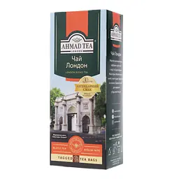 Чай чорний Ahmad Tea Лондон байховий 50 г (25 шт. по 2 г) (879803) - мініатюра 2