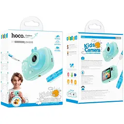 Дитяча фотокамера Hoco DV205 Dual Сamera Mint Green [136172] - мініатюра 3
