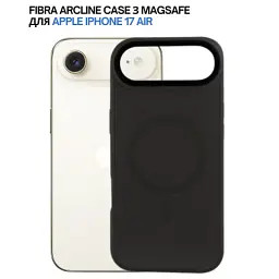 Чохол до мобільного телефона BeCover FIBRA ArcLine MagSafe Apple iPhone 17 Air Black (715375) - мініатюра 7