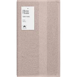 Рушник махровий Ardesto Essence 30х50 см 100% бавовна бежевий (ART2230BE) 