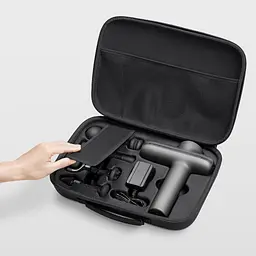 Ударний масажер для тіла Xiaomi WOLONOW Massage Gun Pro (FGPRO-55) 8 насадок - мініатюра 8