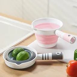 Ківш складаний MBM My Home KP-77 1.3 л, біло-сірий (KP-77 WHITE/GRAY) - мініатюра 4