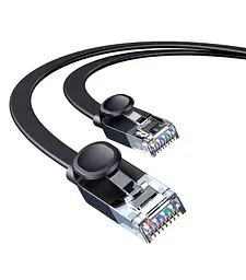 Патч-корд (мережевий кабель) Baseus High Speed ​​Six types of RJ45 1м PCWL-B01 Black - мініатюра 2