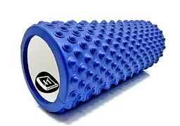 Масажний ролик EasyFit Grid Roller Light 33 см Синій