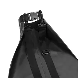 Водонепроникна сумка 30 л Trizand 23568, чорна, туристична Dry Bag з ременем, для каякінгу та подорожей, - мініатюра 4