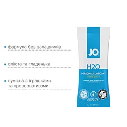 Набір лубрикантів Foil Display Box – JO H2O Lubricant – Original – 12 × 10ml - мініатюра 4
