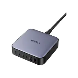 Зарядний пристрій Ugreen 6xUSB 200 Вт (4xUSB-C + 2xUSB-A) GaN CD271 (40914)