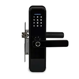 Замок біометричний автономний Trinix TRL-5305BTF Black з Bluetooth, зчитувачем відбитків пальців і карт Mifare (65-00063)