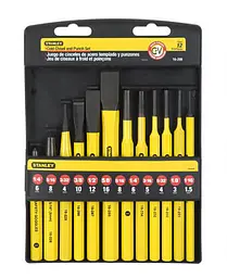 Набір бородків і зубил Stanley, 12 шт