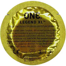 Презервативи One Legend XL великого розміру 3 шт. (ROZ6400230341) - мініатюра 3