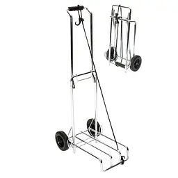 Візок господарський Bo-Camp Luggage Trolley Foldable 40 kg Silver (5267279) - мініатюра 1