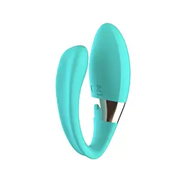 Вібратор для пар Lelo Tiani Harmony, 9 см (бірюзовий) - мініатюра 3