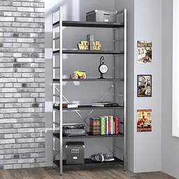 Стелаж офісний L-190 Loft Design (Горіх Модена)