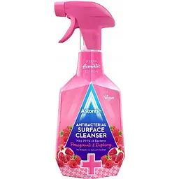 Антибактеріальний засіб для очищення поверхонь Astonish Surface Cleanser Гранат і Малина 750 мл