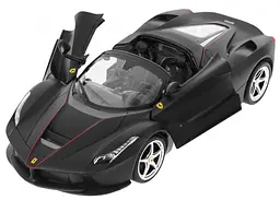 Машинка RASTAR Ferrari LaFerrari Aperta на дистанційному керуванні 1:14 чорний 75800 - мініатюра 3