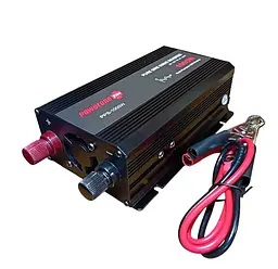 Автомобільний інвертор-перетворювач напруги 12 V-220 V з чистою синусоїдою для котла, насоса та холодильника 1000 W Power One 12 V-220 V 1000 Вт - мініатюра 5