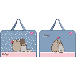 Папка-портфель Yes Pusheen на блискавці з тканинними ручками FC (492316) - мініатюра 2