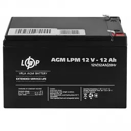Акумулятор LogicPower AGM LPM 12V - 12 Ah