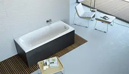 Ванна акрилова Radaway Tesalia 160x70 з ніжками + сифон (WA1-06-160x070U) - мініатюра 3