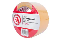 Скотч двосторонній універсальний Intertool 50 мм х 25 м пропілен - мініатюра 2
